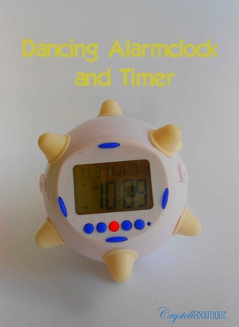 Dancing alarm clock and timer
