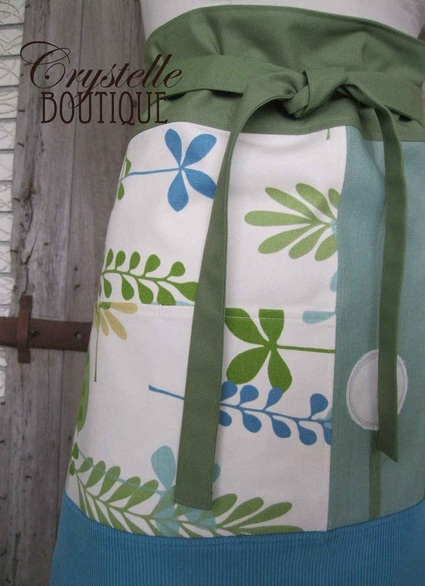 Free Sewing Pattern - Lisa Apron - big deep pockets on the right side