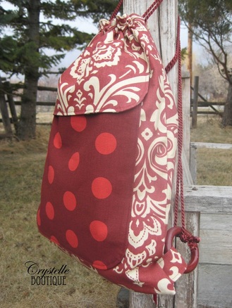 CrystelleBoutique - Free Backpack Sewing Pattern: The Dedre Back Pack