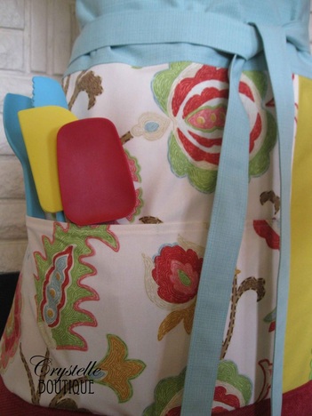 CrystelleBoutique - Free Sewing Pattern ~ Lisa Apron