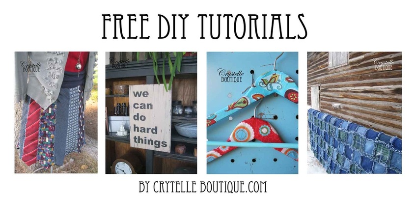 Fre DIY tutorials by CrystelleBoutique