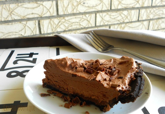 CrystelleBoutique - Delicious chocolate dessert recipe with a hint of hazelnut (Nutella) flavor