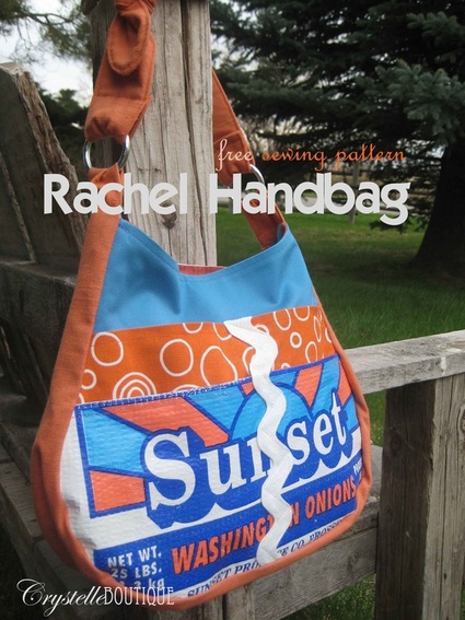free sewing pattern Rachel Handbag