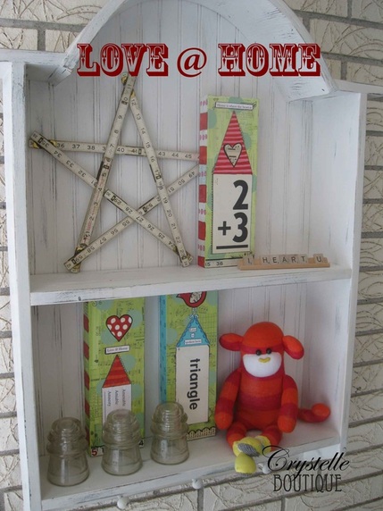 CrystelleBoutique -Love @ Home - mixed media art cute