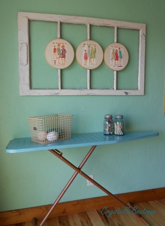 CrystelleBoutique - vintage decor in sewing room