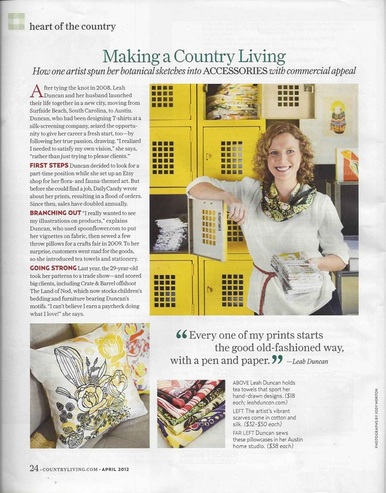 Lean Duncan - Designer - Country Living Magazine, April 2012 - Page 24