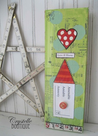 CrystelleBoutique - Love at Home - Mixed Media