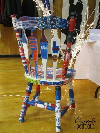 School Fundraiser Auction ~ Class Project ~ USA Chair