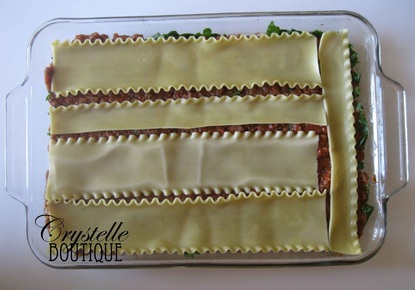 CrystelleBoutique - How to Make a Noodles Layer in the Lasagne