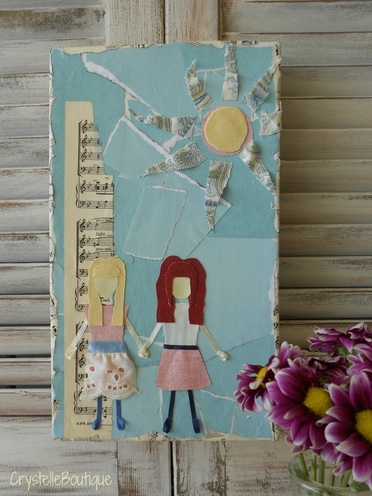 CrystelleBoutique - mixed media - best friends