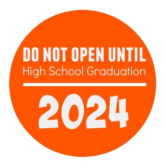 Crystelle Boutique - Time Capsule Printable Do Not Open Until High School Graduation 2024