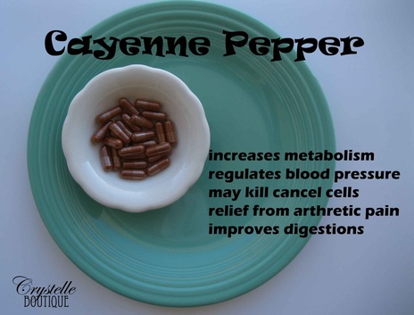 Crytelle boutique - make your own capsules at home - Cayenne pepper 