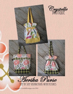 Crystelle Boutique - Free Aerika Purse Sewing Pattern
