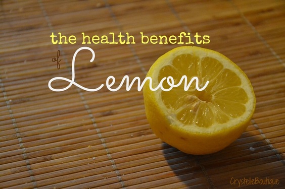 CrystelleBoutique - the health benefits of lemon