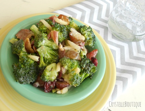 CrystelleBoutique - Favorite Broccoli Salad - perfect for potluck!! 