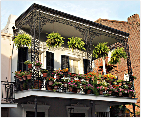 CrystelleBoutique - Balcony in French Quarter, New Orleans