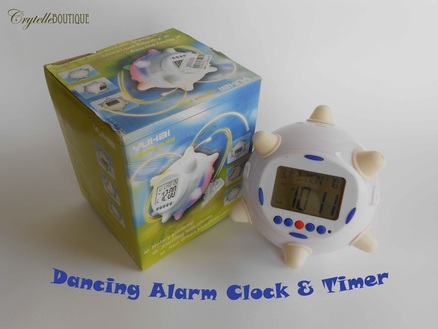 dancing alarm clock and timer