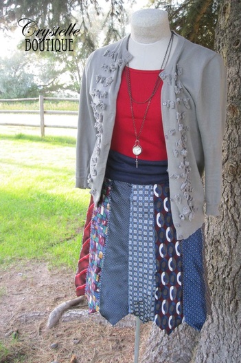 Tie-skirt is a great memory piece!
