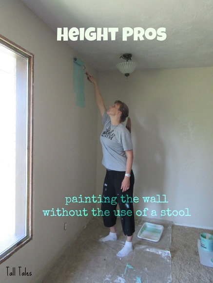 Tall Tales - Height Pros: Painting the Wall Without the Use of a Stool
