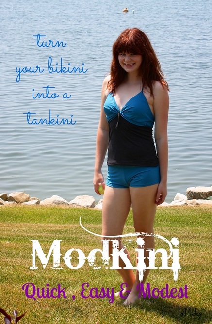 CrystelleBoutique - ModKini: The easy way to turn your bikini into a comfortable and modest tankini 