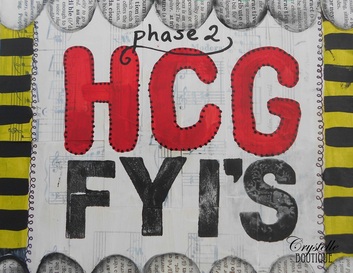 HCG Diet ~ Phase 2 Helpful Charts, Tips, How I felt, Interesting Findings, & Your Skin and HCG