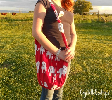 CrystelleBoutique - free sewing pattern - super cute sling bag