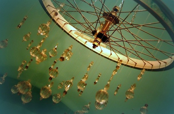 Shabby Chic Bicycle Chandelier by Meggan Colleen