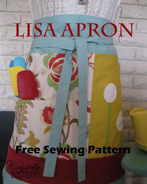 CrystelleBoutique - Lisa Apron - Free Sewing Pattern