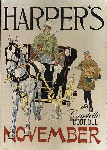 November Harper's Vintage Cover ~ free download