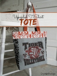 CrystelleBoutique - Upcycled T-Shirt Tote