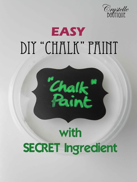 DIY Black Chalk Finish Paint - At Home With The Barkers